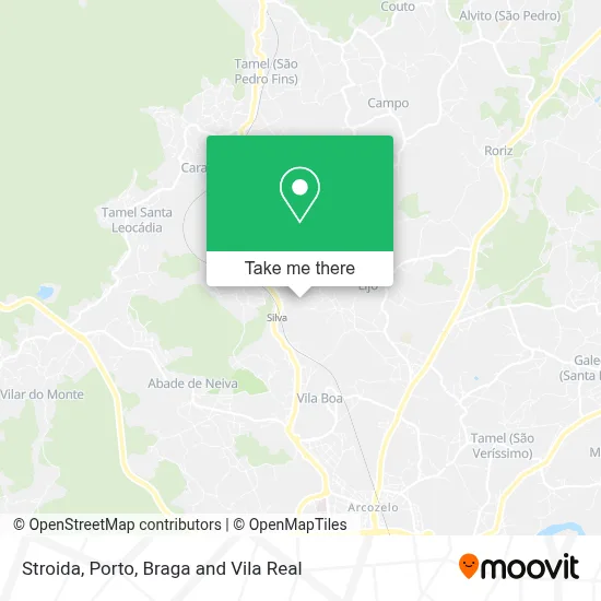 Stroida map