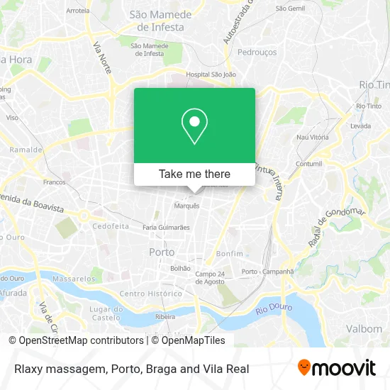 Rlaxy massagem mapa