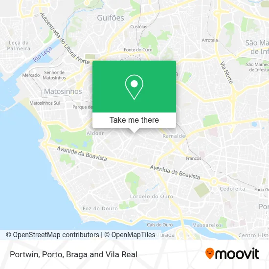Portwin map