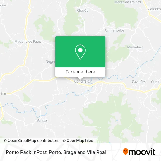 Ponto Pack InPost map