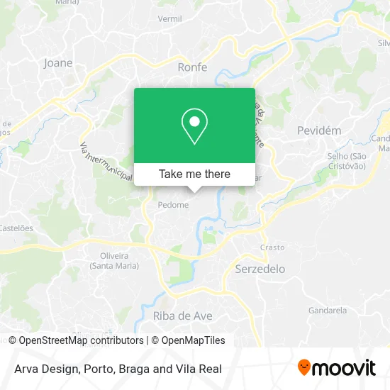 Arva Design map