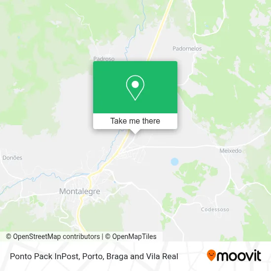 Ponto Pack InPost map