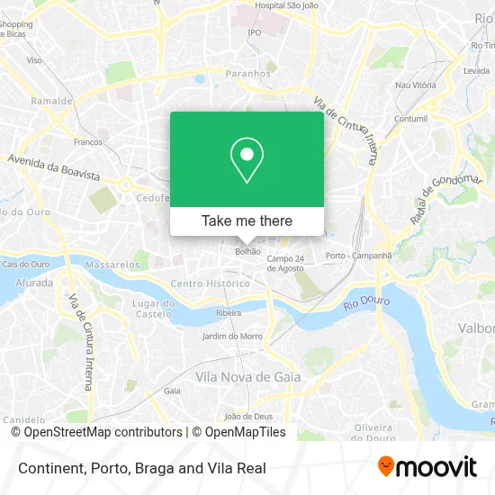 Continente map
