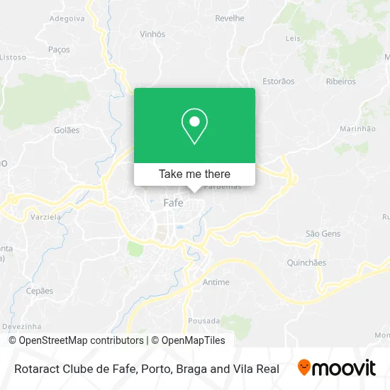 Rotaract Clube de Fafe map