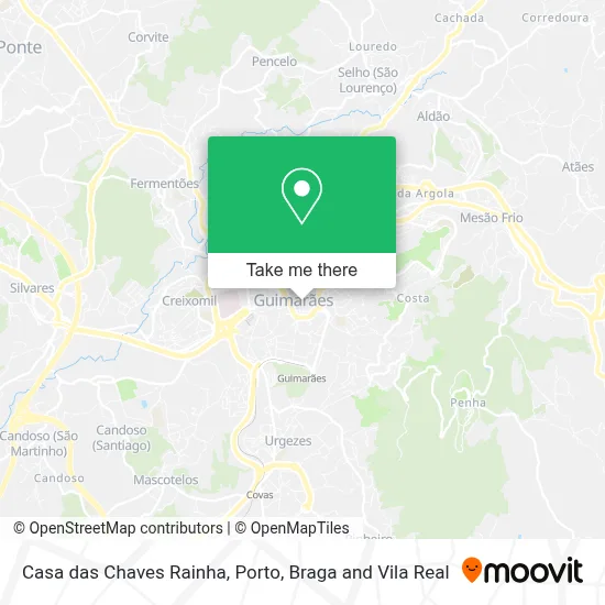 Casa das Chaves Rainha map