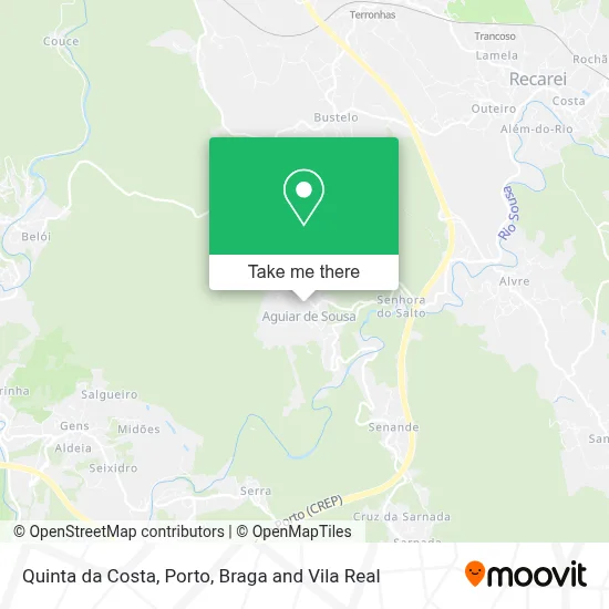 Quinta da Costa map