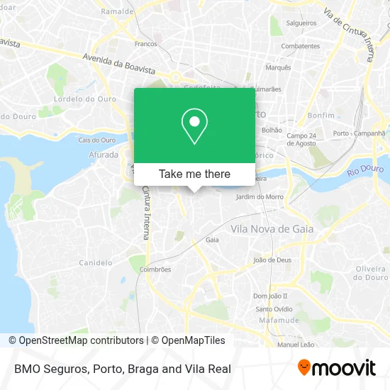 BMO Seguros map