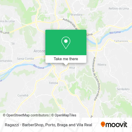 Ragazzi - BarberShop mapa