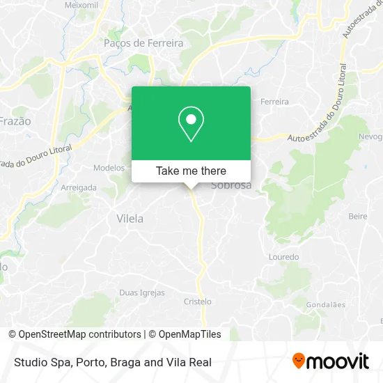 Studio Spa map
