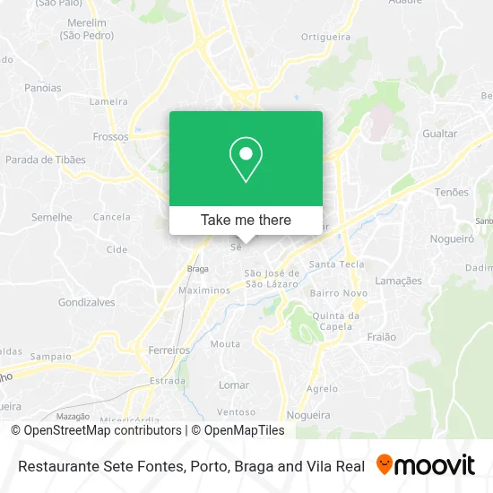 Restaurante Sete Fontes map