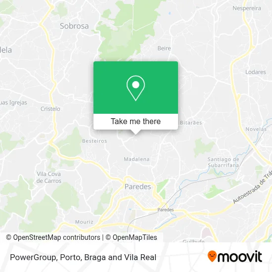 PowerGroup map