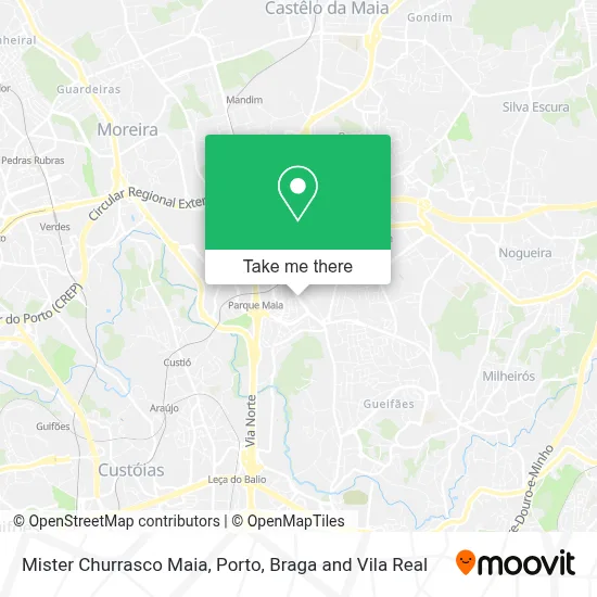 Mister Churrasco Maia map