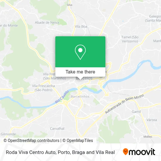 Roda Viva Centro Auto mapa