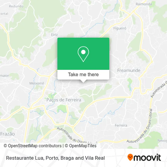 Restaurante Lua map