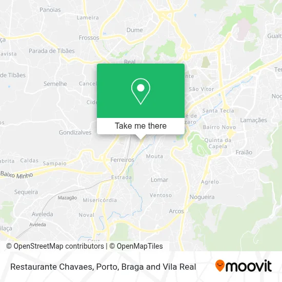 Restaurante Chavaes map