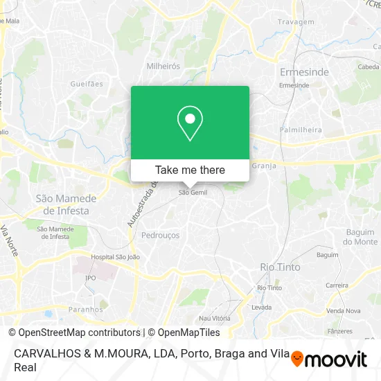 CARVALHOS & M.MOURA, LDA map