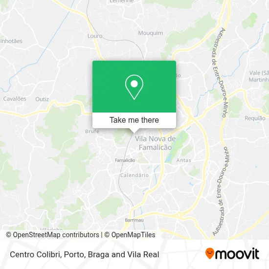 Centro Colibri map