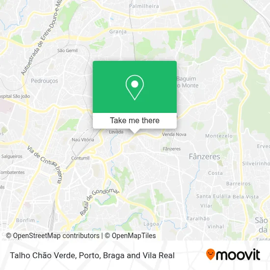 Talho Chão Verde map