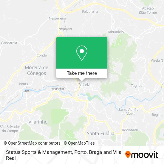 Status Sports & Management map