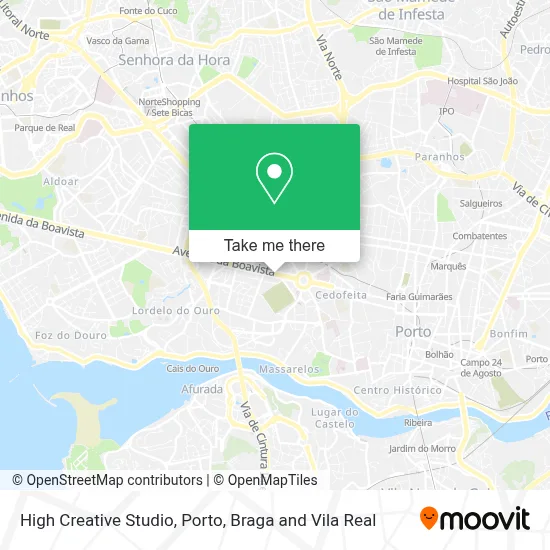 High Creative Studio map