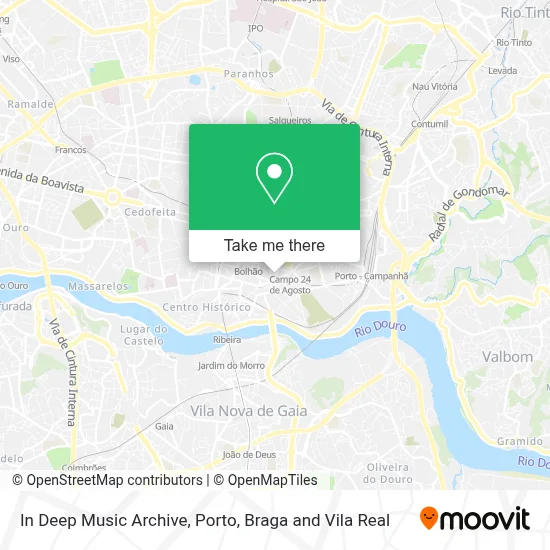 In Deep Music Archive map