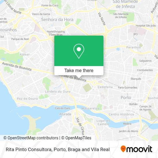 Rita Pinto Consultora map