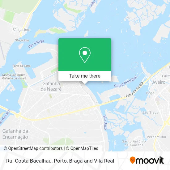 Rui Costa Bacalhau map