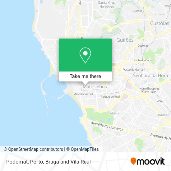 Podomat map