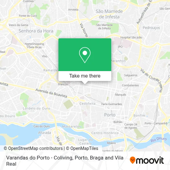 Varandas do Porto - Coliving map