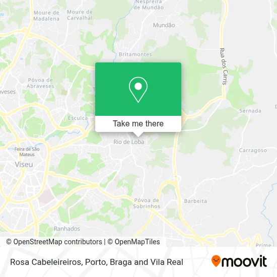 Rosa Cabeleireiros map