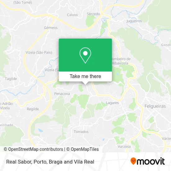 Real Sabor map