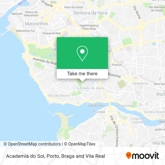 Academia do Sol map
