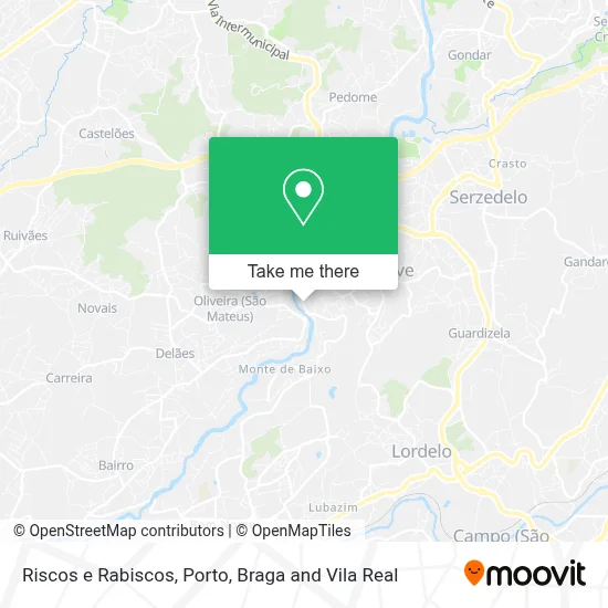 Riscos e Rabiscos mapa