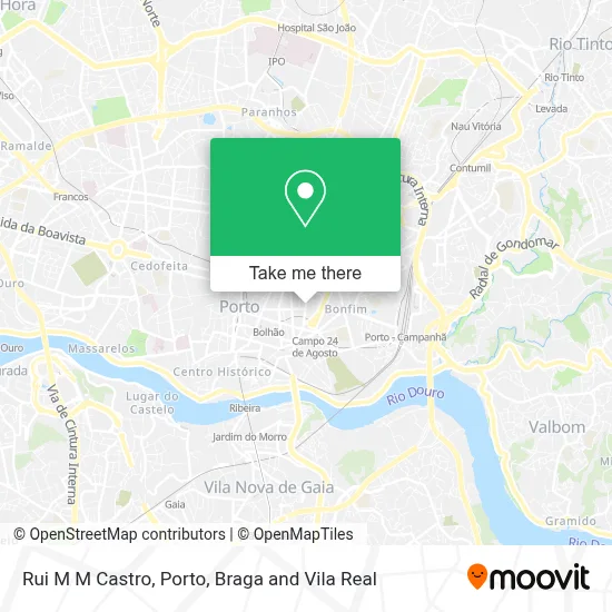 Rui M M Castro mapa