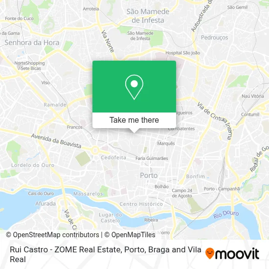 Rui Castro - ZOME Real Estate mapa