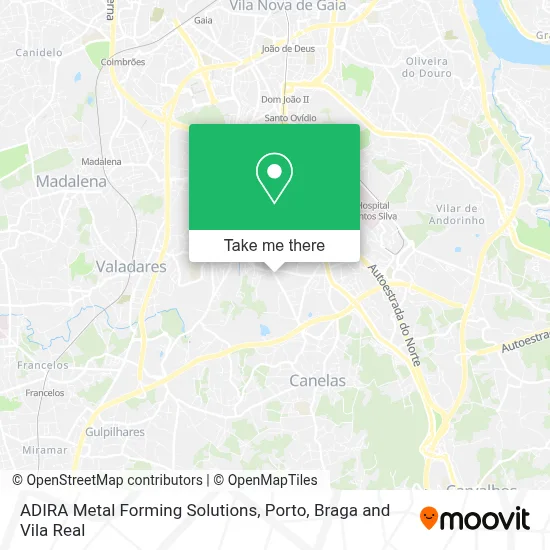ADIRA Metal Forming Solutions map
