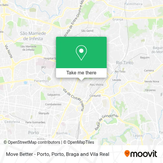 Move Better - Porto map