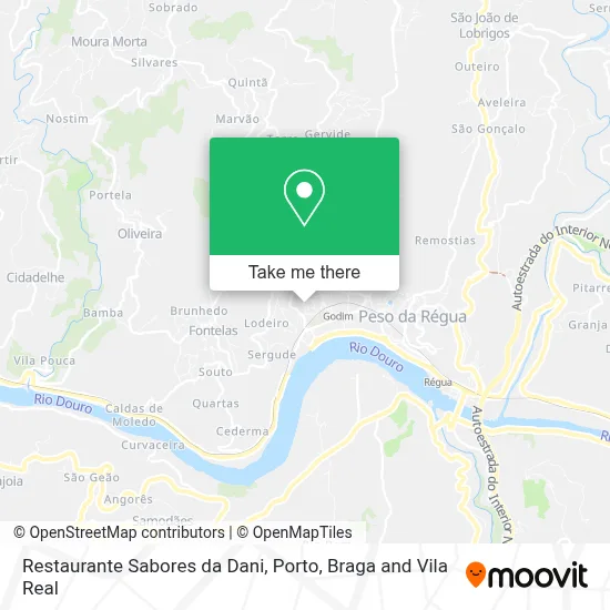 Restaurante Sabores da Dani map