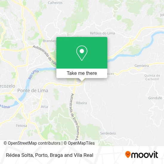 Rédea Solta map