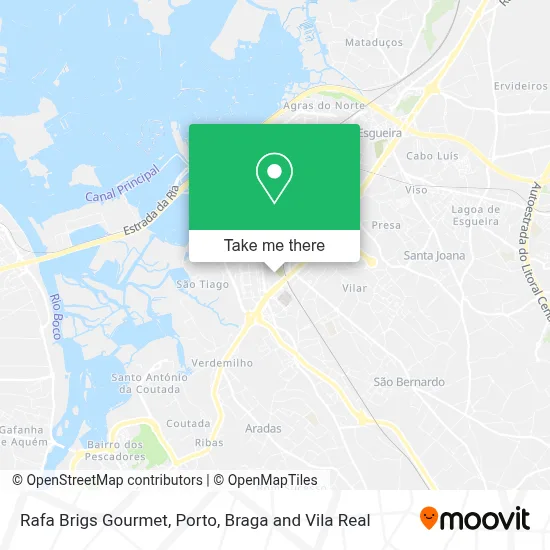 Rafa Brigs Gourmet mapa