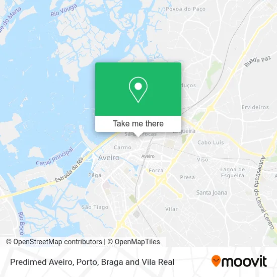 Predimed Aveiro map