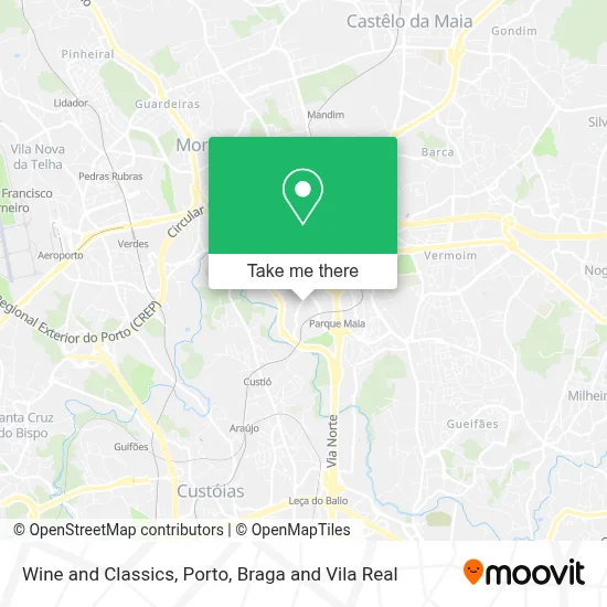 Wine and Classics map