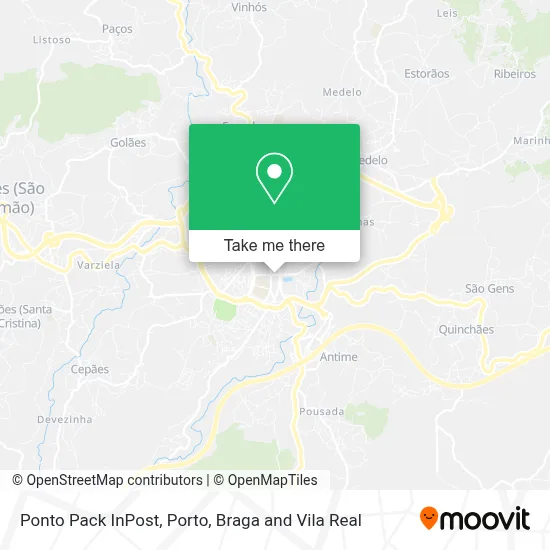 Ponto Pack InPost map