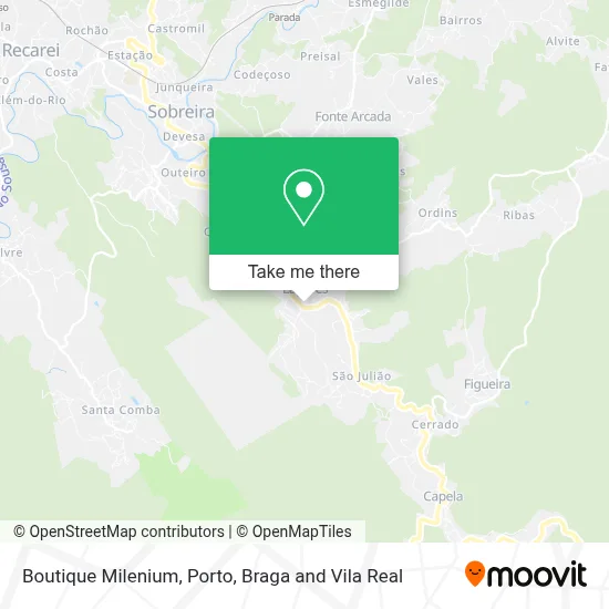 Boutique Milenium map