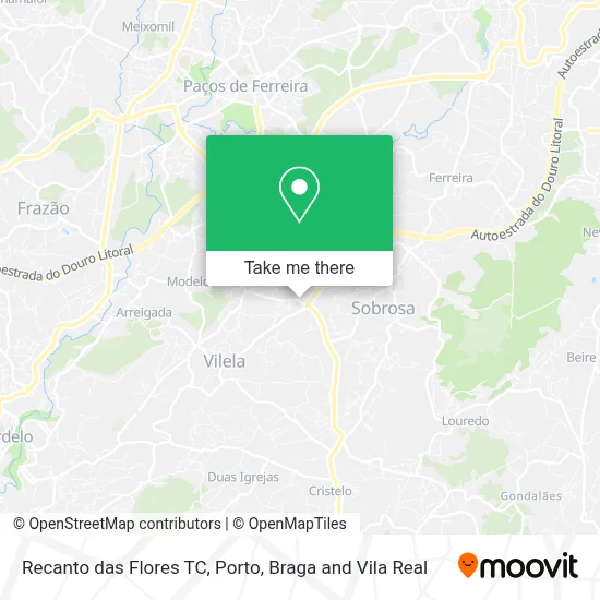 Recanto das Flores TC map