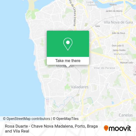 Rosa Duarte - Chave Nova Madalena mapa