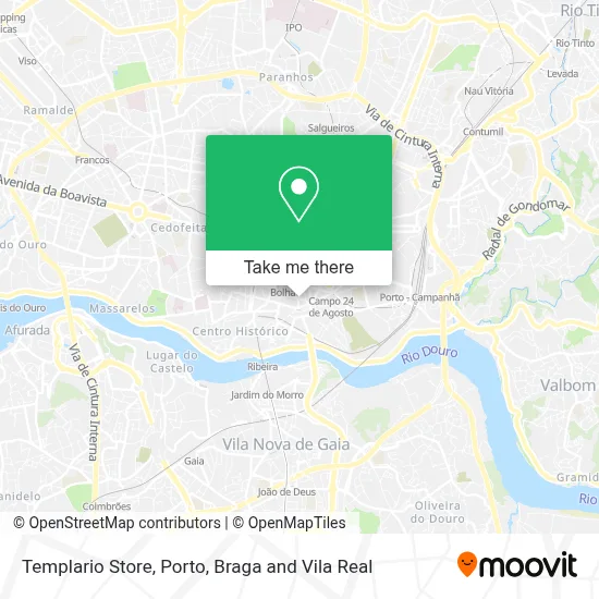 Templario Store map