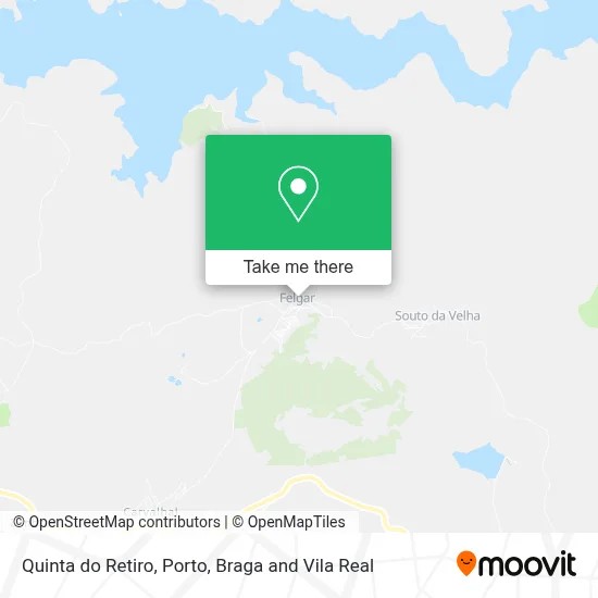 Quinta do Retiro map