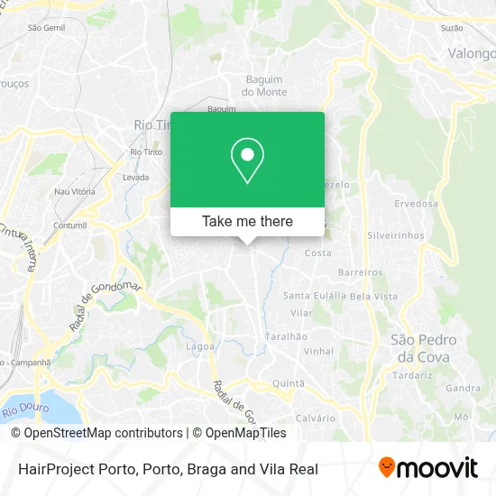 HairProject Porto map