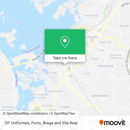 DP Uniformes map